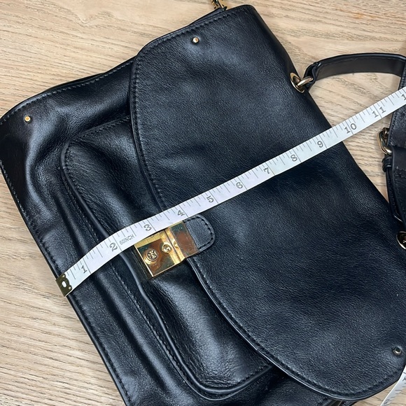 Tory Burch Priscilla Soft Leather Top Handle Satchel Crossbody Purse - Picture 14 of 15